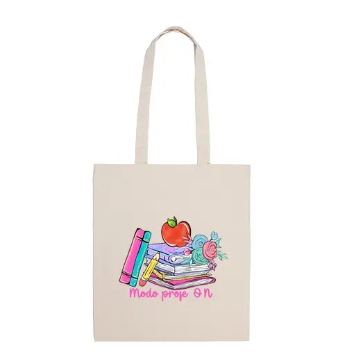 Borsa di tela regalo insegnante modalità insegnante su tote