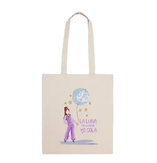 Borsa di tela una la abbasso da solo