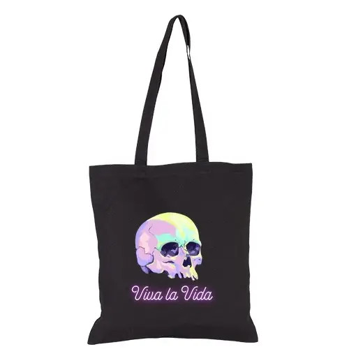 Borsa di tela viva la vita