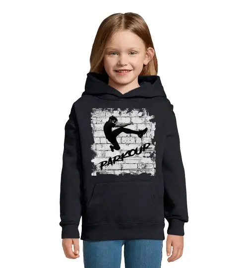 Felpa per bambini con cappuccio 3133827 disegno , parkour