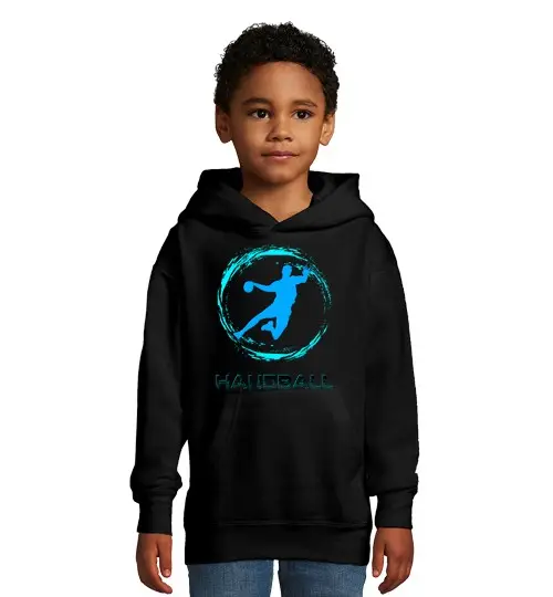 Felpa per bambini con cappuccio disegno 4534291, pallamano