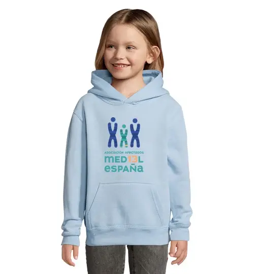 Felpa per bambini con cappuccio Felpa per bambini con cappuccio, azzurro cielo