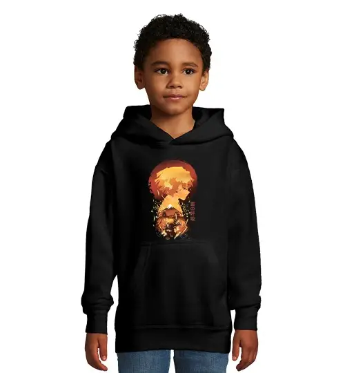 Tostadora Felpa nera con cappuccio per bambini