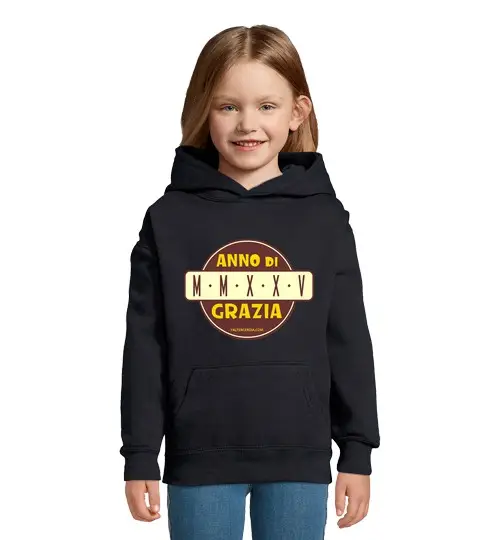 Felpa per bambini con cappuccio giubileo
