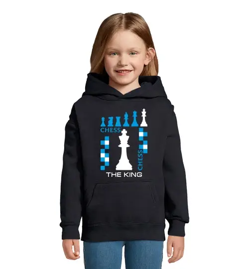 Felpa per bambini con cappuccio il re - elle 5