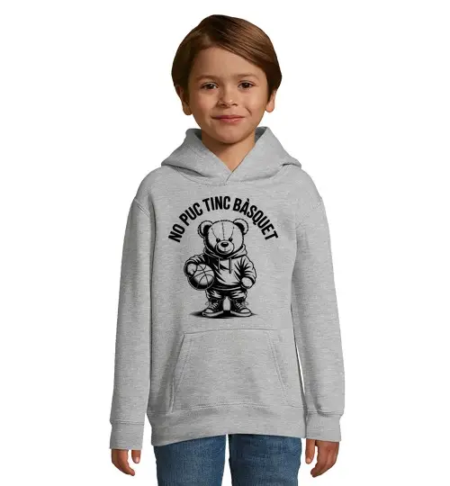 Felpa per bambini con cappuccio non posso avere bisogno di te