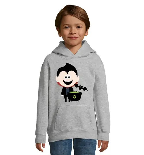 Felpa per bambini con cappuccio piccolo vampiro - felpa