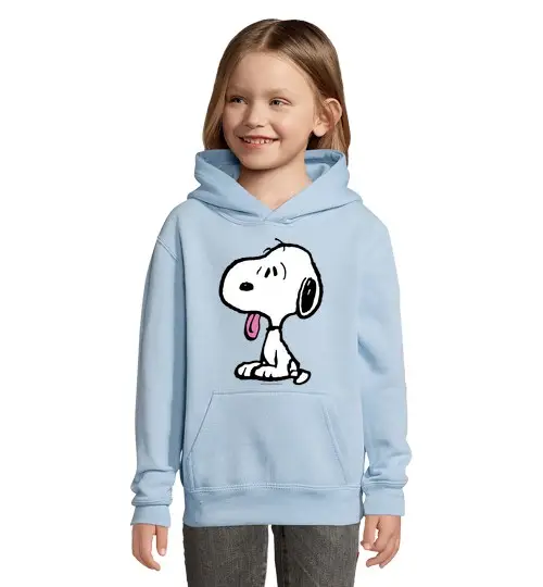 Felpa per bambini con cappuccio Snoopy scontato once