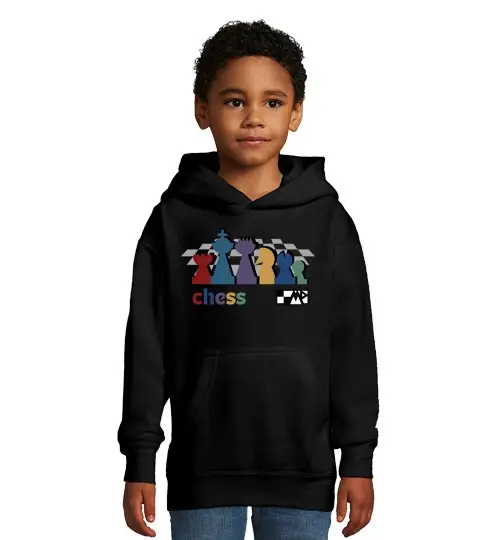 Felpa per bambini con cappuccio tavola delle ombre