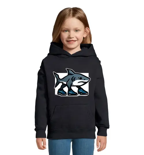 Felpa per bambini con cappuccio tralalero tralala