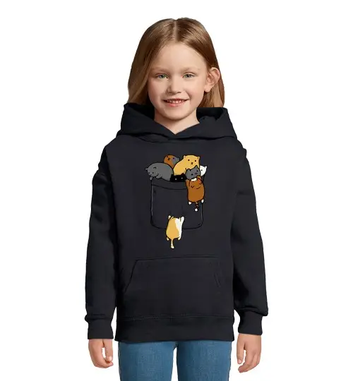 Felpa per bambini con cappuccio troppo carino