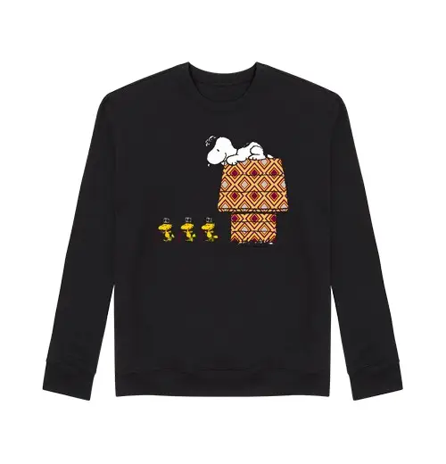 Felpa unisex char les ton snoopy wood stock