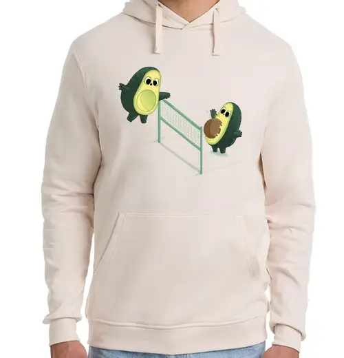 Felpa unisex con cappuccio al volo