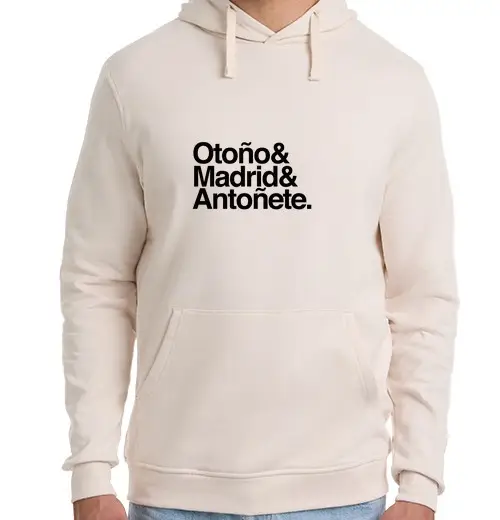 Felpa unisex con cappuccio Antoñete