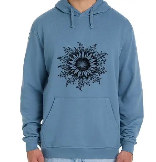 Felpa unisex con cappuccio cardincha