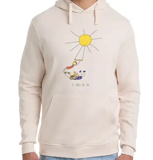 Felpa unisex con cappuccio circo del sole
