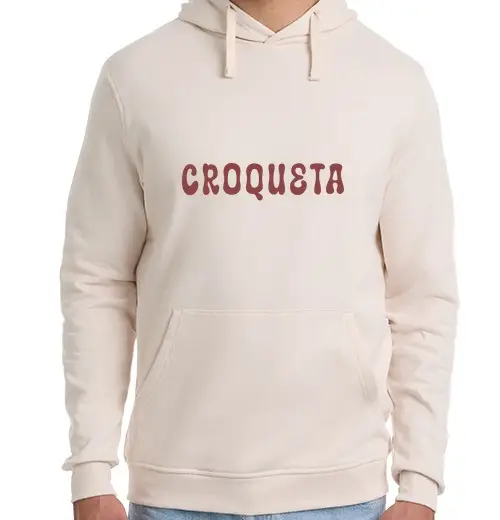 Felpa unisex con cappuccio crocchetta felpa