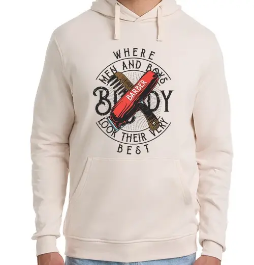 Felpa unisex con cappuccio dove men e boys look al best