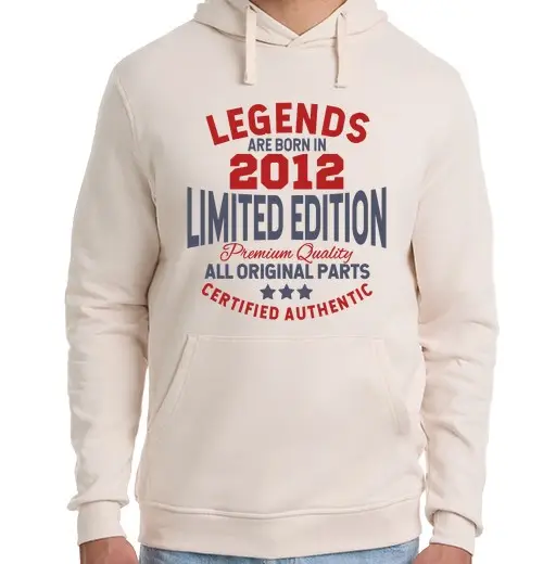 Felpa unisex con cappuccio edizione limitata 2012