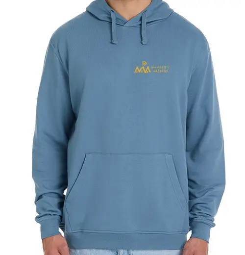 Felpa unisex con cappuccio Felpa con cappuccio unisex, blu nordico