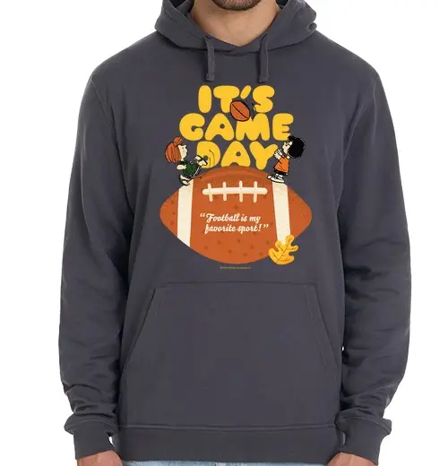 Felpa unisex con cappuccio il calcio è il mio per preferito