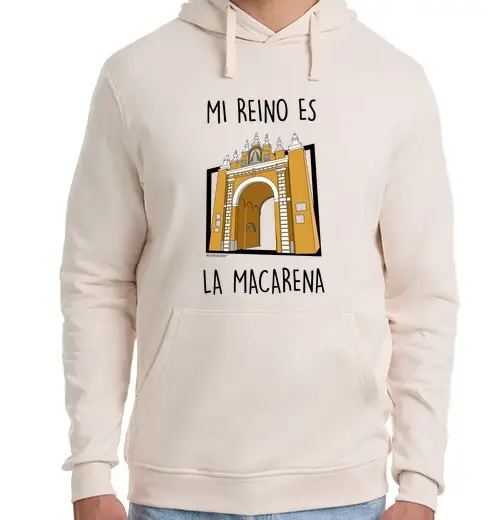 Felpa unisex con cappuccio il mio regno è il mac are na