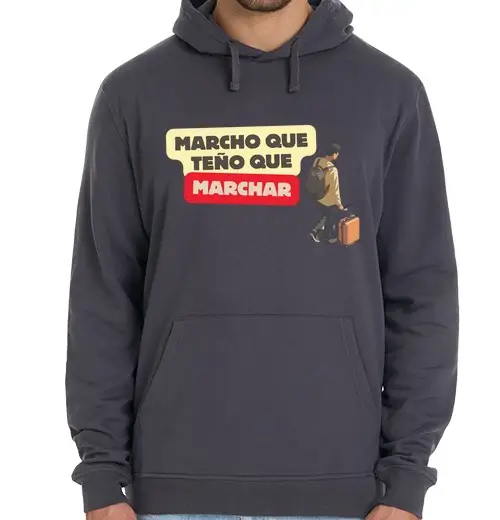 Felpa unisex con cappuccio marcio felpa, che che marcia