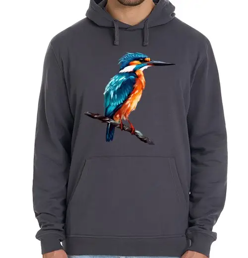 Tostadora Felpa unisex con cappuccio grigio