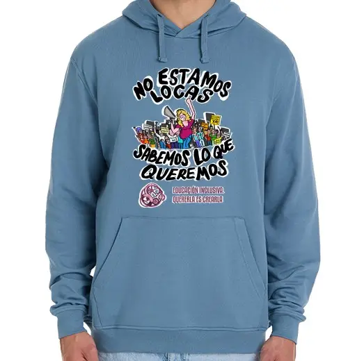 Felpa unisex con cappuccio Non è amo è pazzesco