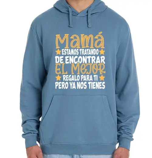Felpa unisex con cappuccio regalo divertida mamá e hija hijo