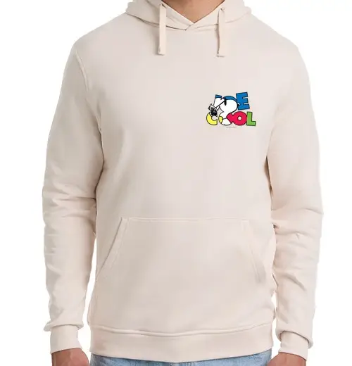 Felpa unisex con cappuccio Snoopy Joe è cool