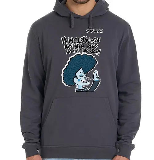 Felpa unisex con cappuccio Uomo, felpa con cappuccio, grigio melange