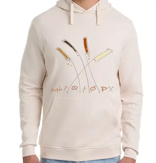 Felpa unisex con cappuccio venencias e gessi