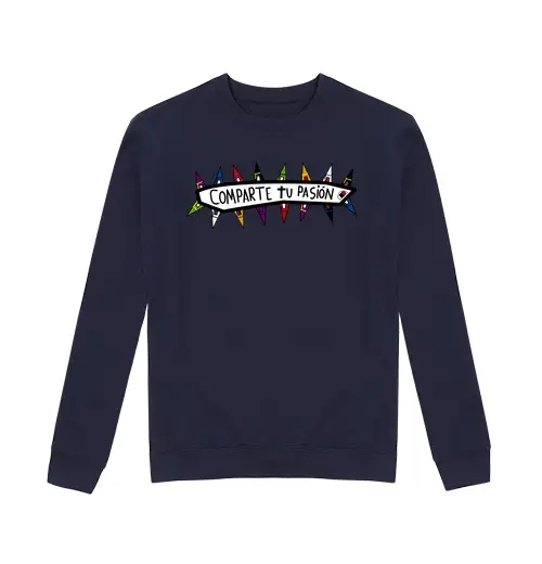 Tostadora Maglia unisex blu con grafica