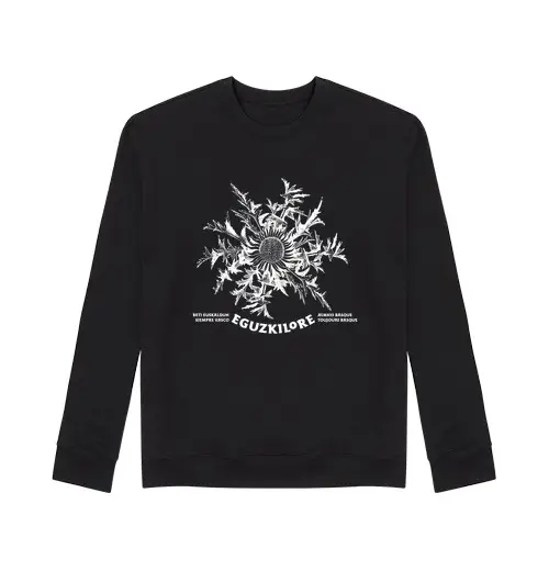 Felpa unisex eguzkilore 5 neg