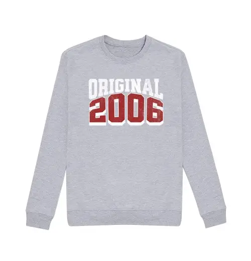 Felpa unisex felpa originale dell anno di nascita 2006