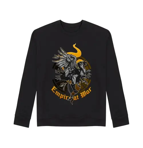 Felpa unisex impero in guerra