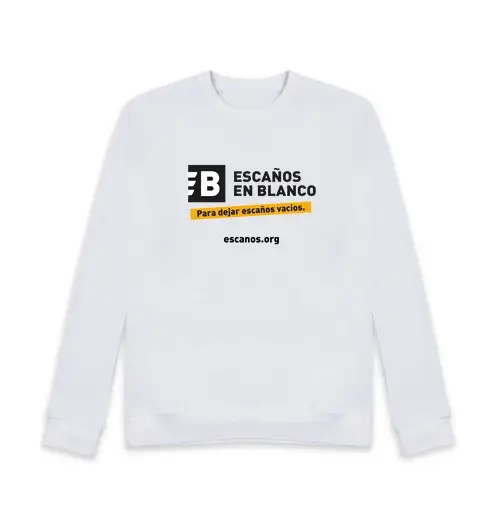 Felpa unisex logo seggi vuoti