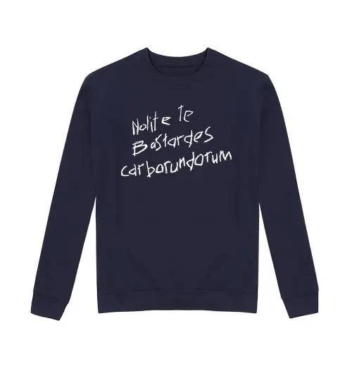 Felpa unisex nolite te ba star des carbo run dorum