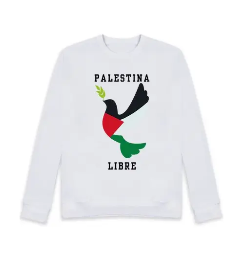Felpa unisex palestina libera