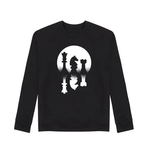 Felpa unisex scacchi pezzo degli scacchi gioco degli