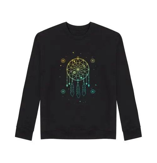 Felpa unisex stelle mistiche di acchiappasogni india