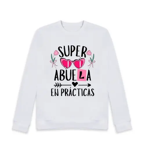 Felpa unisex super nonna in formazione