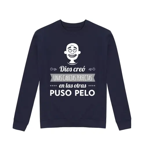 Felpa unisex teste perfette (calvo)