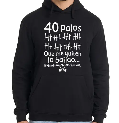 Felpa uomo con cappuccio 40 per chi mi ha tolto nel ballato