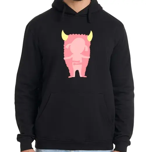 Felpa uomo con cappuccio amore your paure