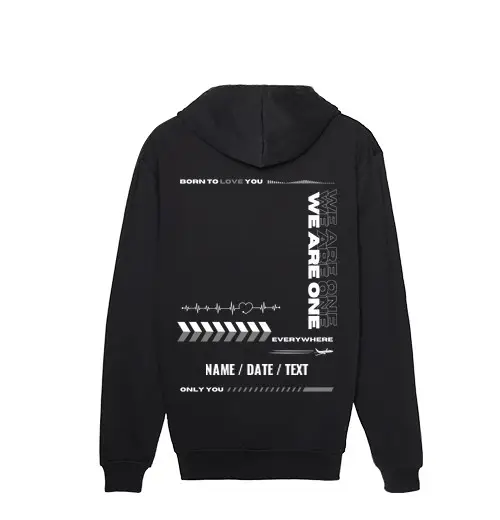 Felpa uomo con cappuccio are one 1 - hd