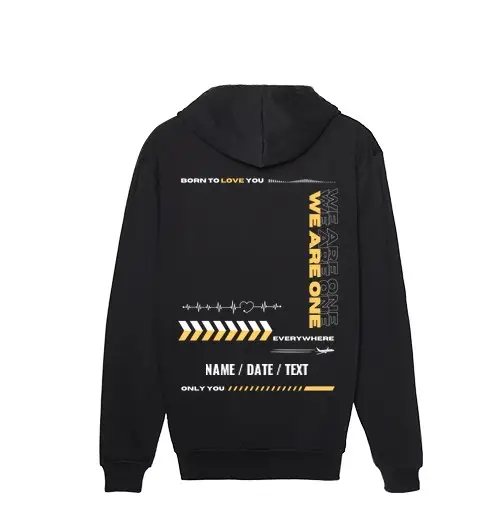 Felpa uomo con cappuccio are one 2 - hd