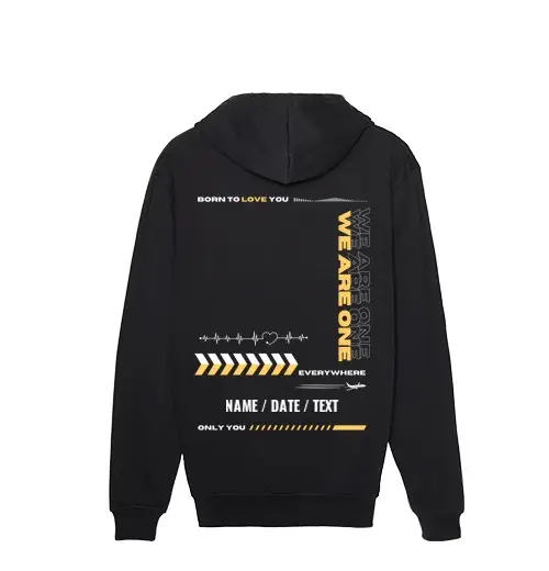 Felpa uomo con cappuccio are one 2 - hd