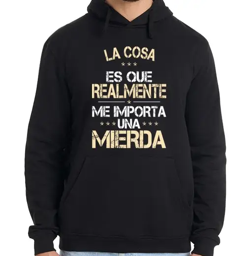 Felpa uomo con cappuccio Ci men davvero a te per una regalo schi